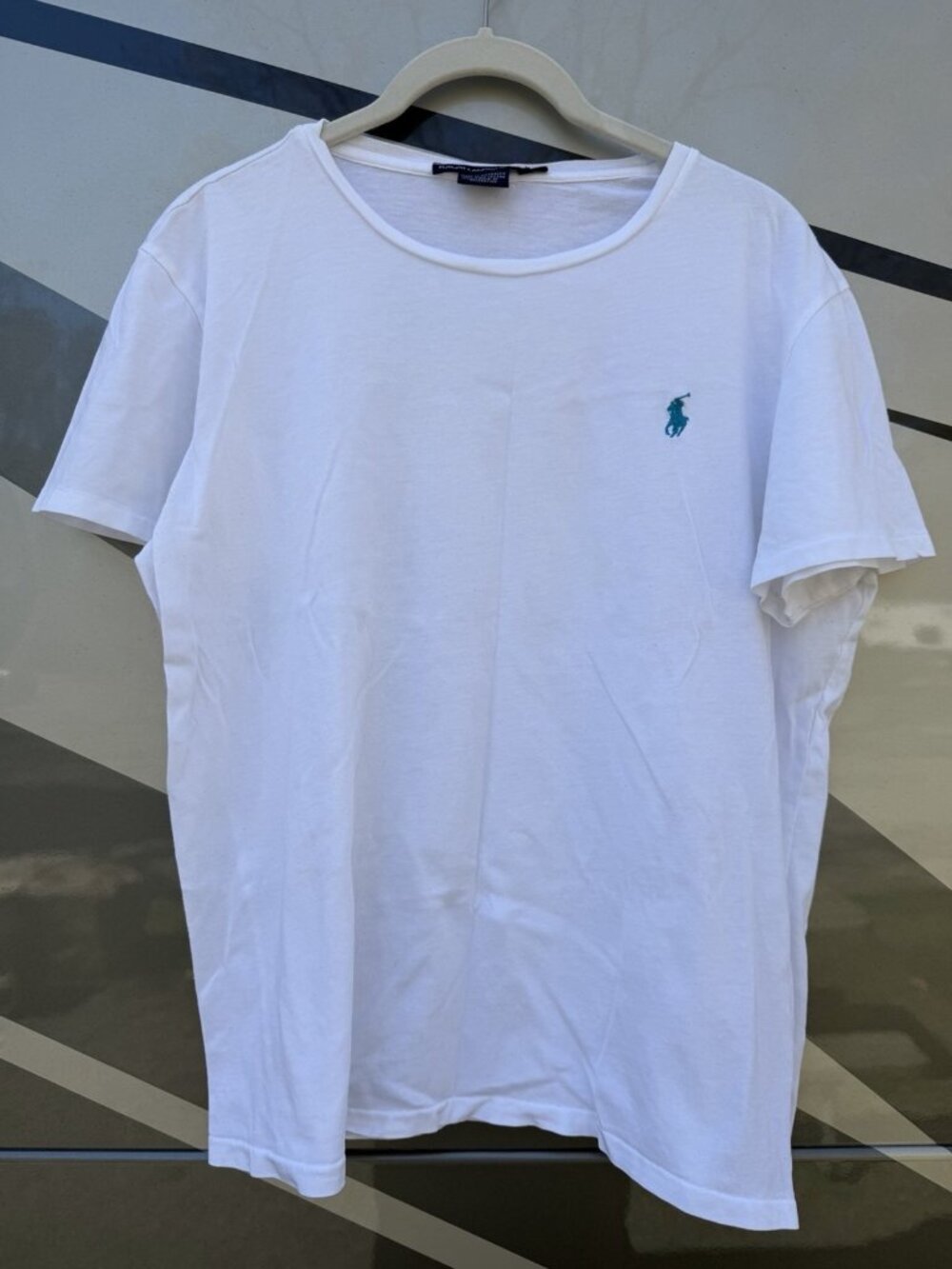Vintage Y2K Ralph Lauren Sport white minimalist classic tshirt XL preppy tennis